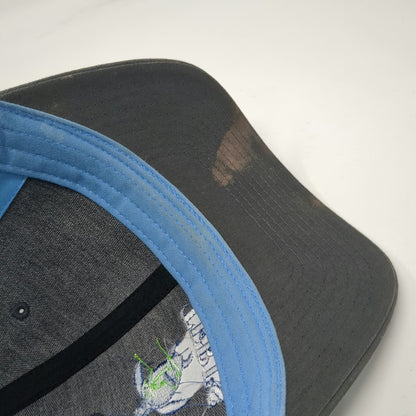Richardson Trucker Hat Gray Blue One Size Mesh Back Snapback Pool And Spa Hat
