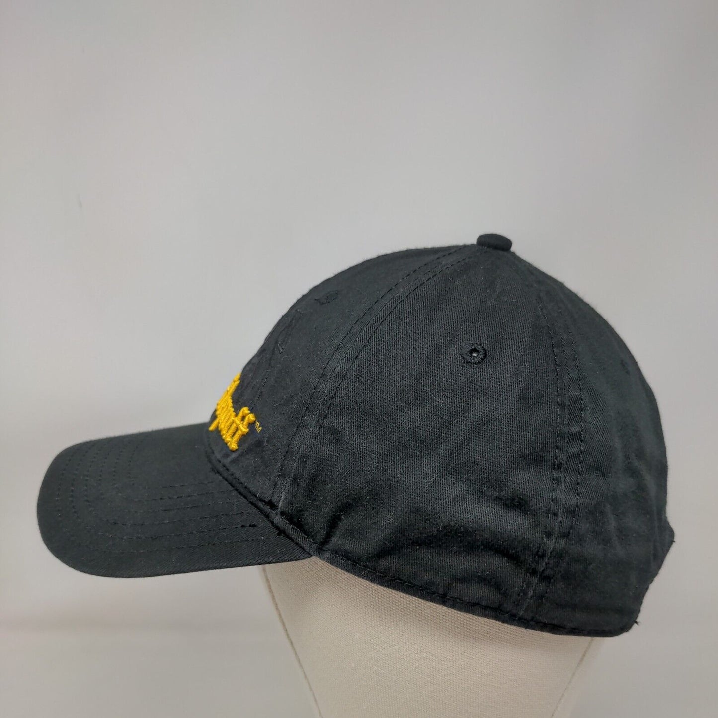 Hufflepuff Strapback Hat Black One Size Embroidered Harry Potter