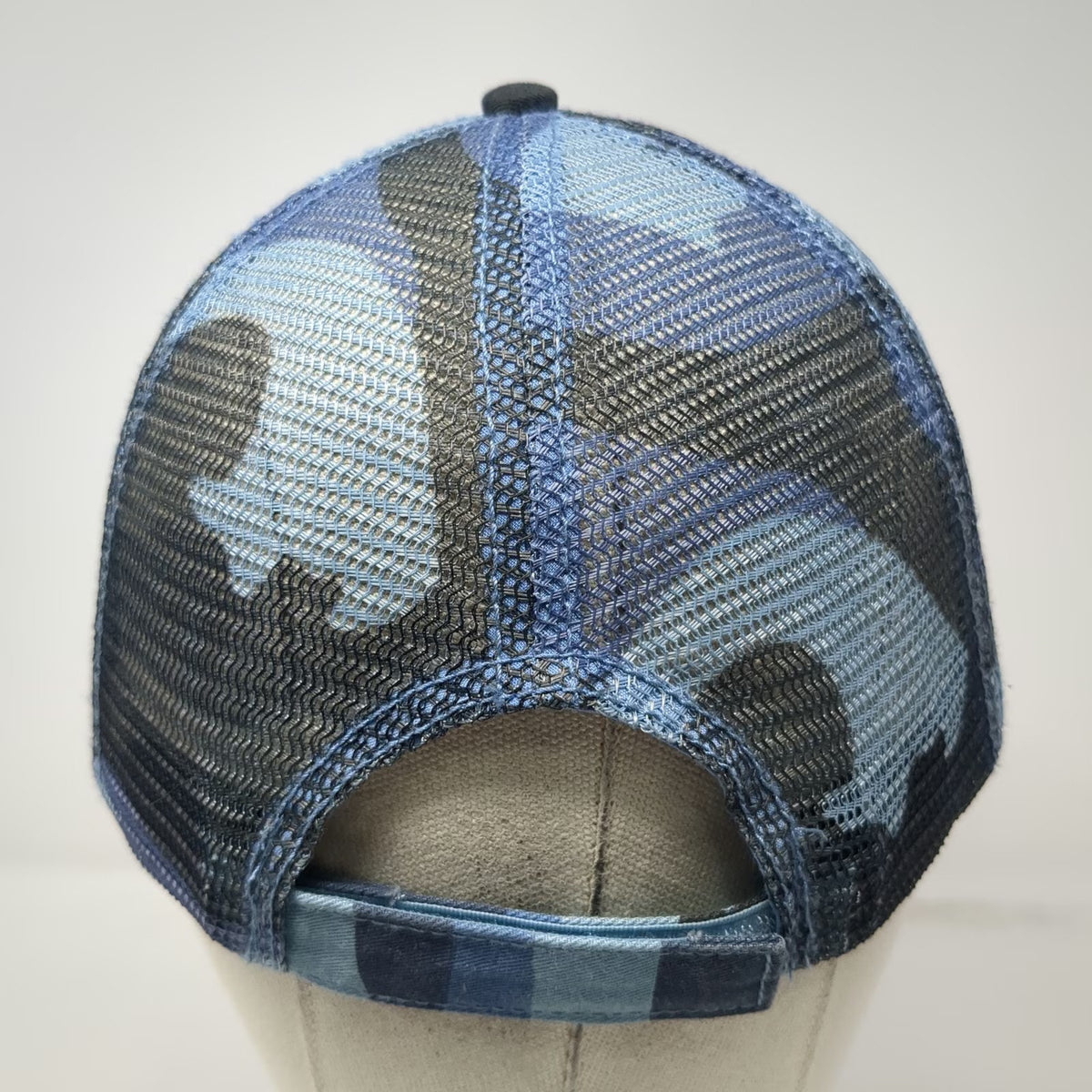 hook & gauntlet Baseball Cap Blue One Size Keystone Light Beer Camo Mesh Hat