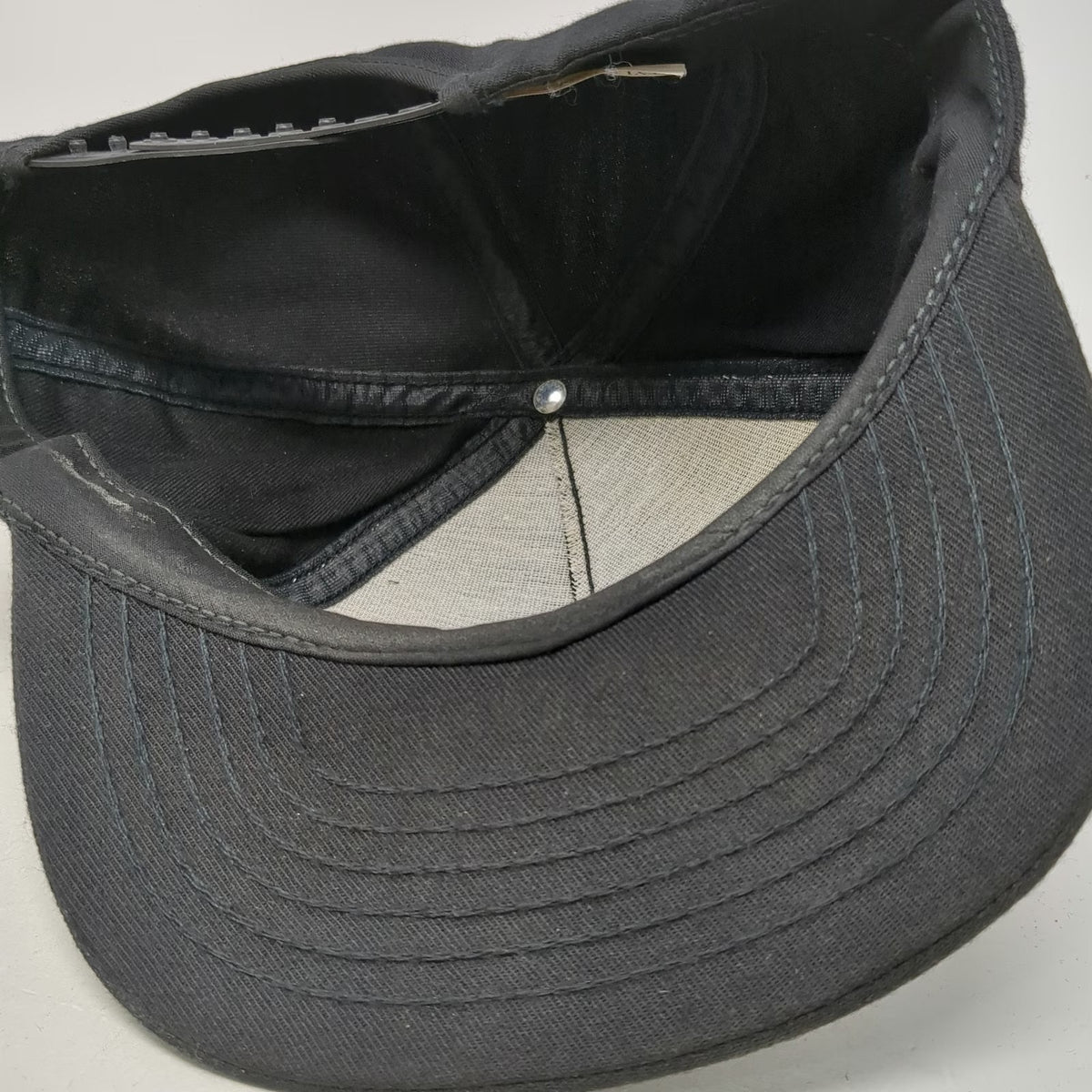 Stylemaster Hat 5 Panel Black One Size Snapback CDS Coast Script Logo Flat Brim