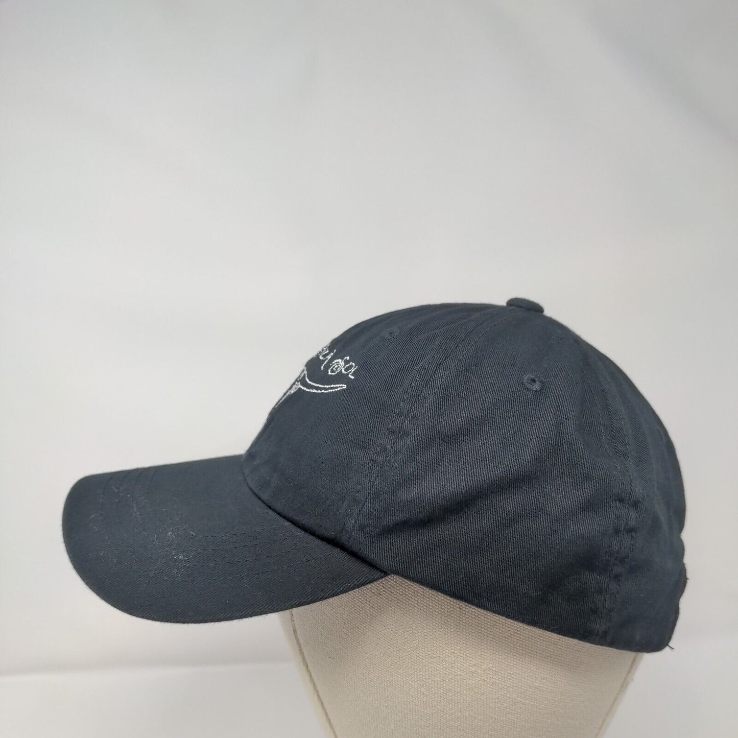 Rancho Baila Sol Slideback Hat Black One Size Adjustable The Classics Yupoong