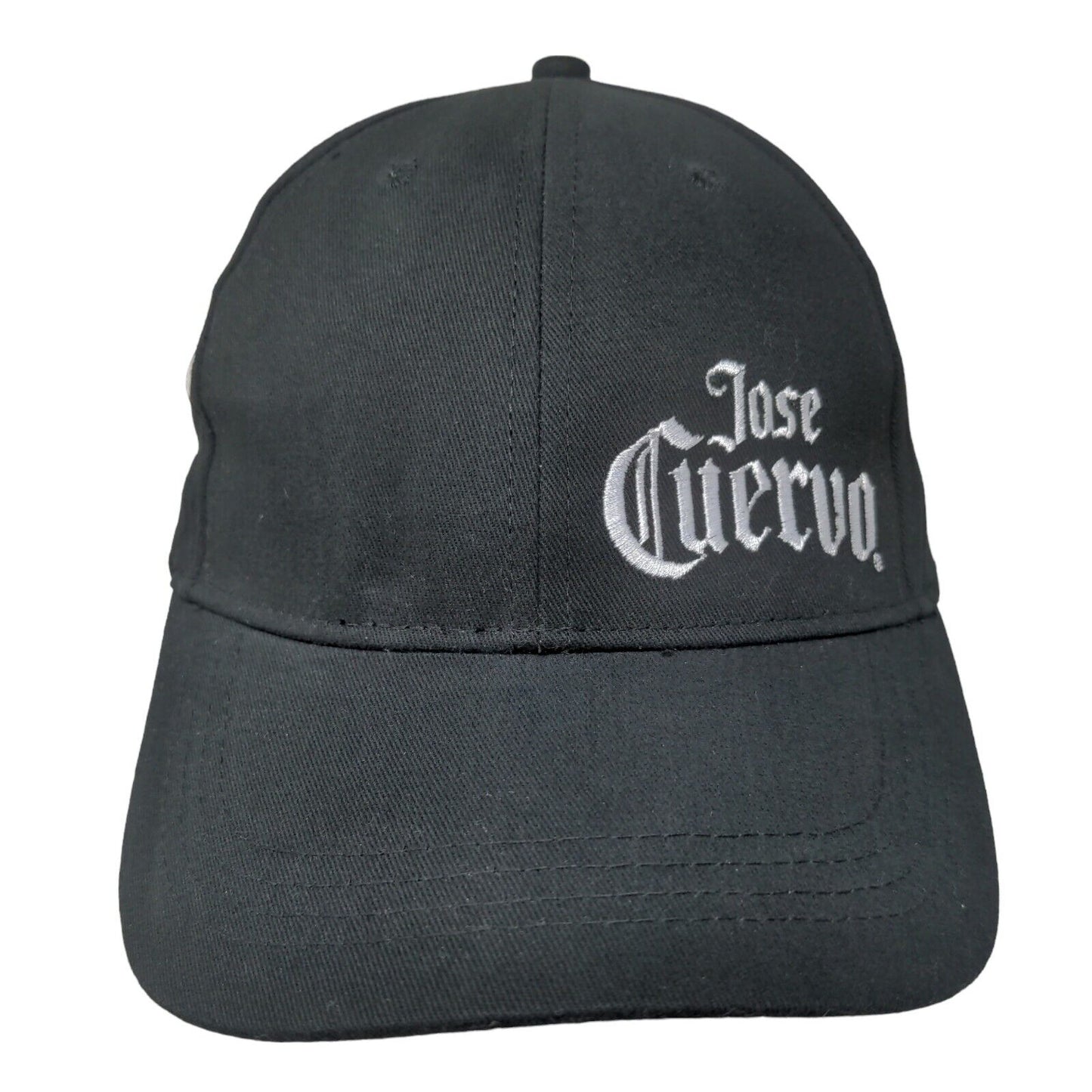 Jose Cuervo Slideback Hat Black OSFM Embroidered Adjustable 6 Panel