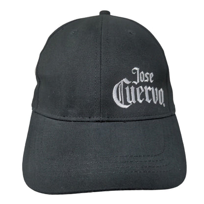Jose Cuervo Slideback Hat Black OSFM Embroidered Adjustable 6 Panel