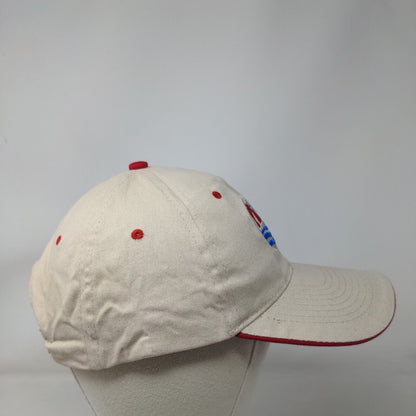 UGWA Strapback Hat Tan OSFA Embroidered Adjustable 6 Panel Hit Wear