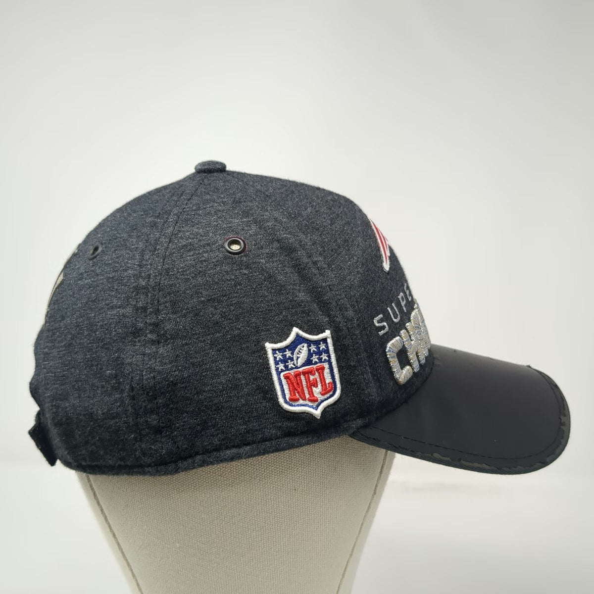New Era New England Patriots NFL Gray One Size Cap Super Bowl LI Champions Strap