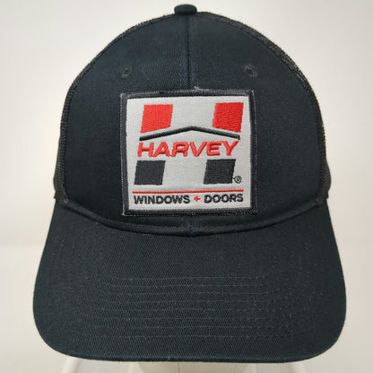Port Authority Trucker Hat Black One Size Harvey Windows Doors Mesh Snapback