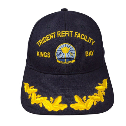 Trident Reef Facility Kings Bay Strapback Hat Blue Embroidered Scrambled Eggs