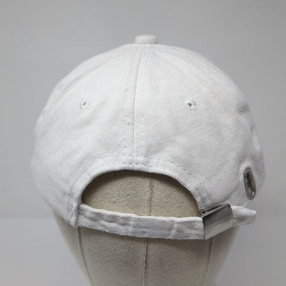Mr. Slideback Hat White One Size Adjustable Embroidered 6 Panel Outdoor