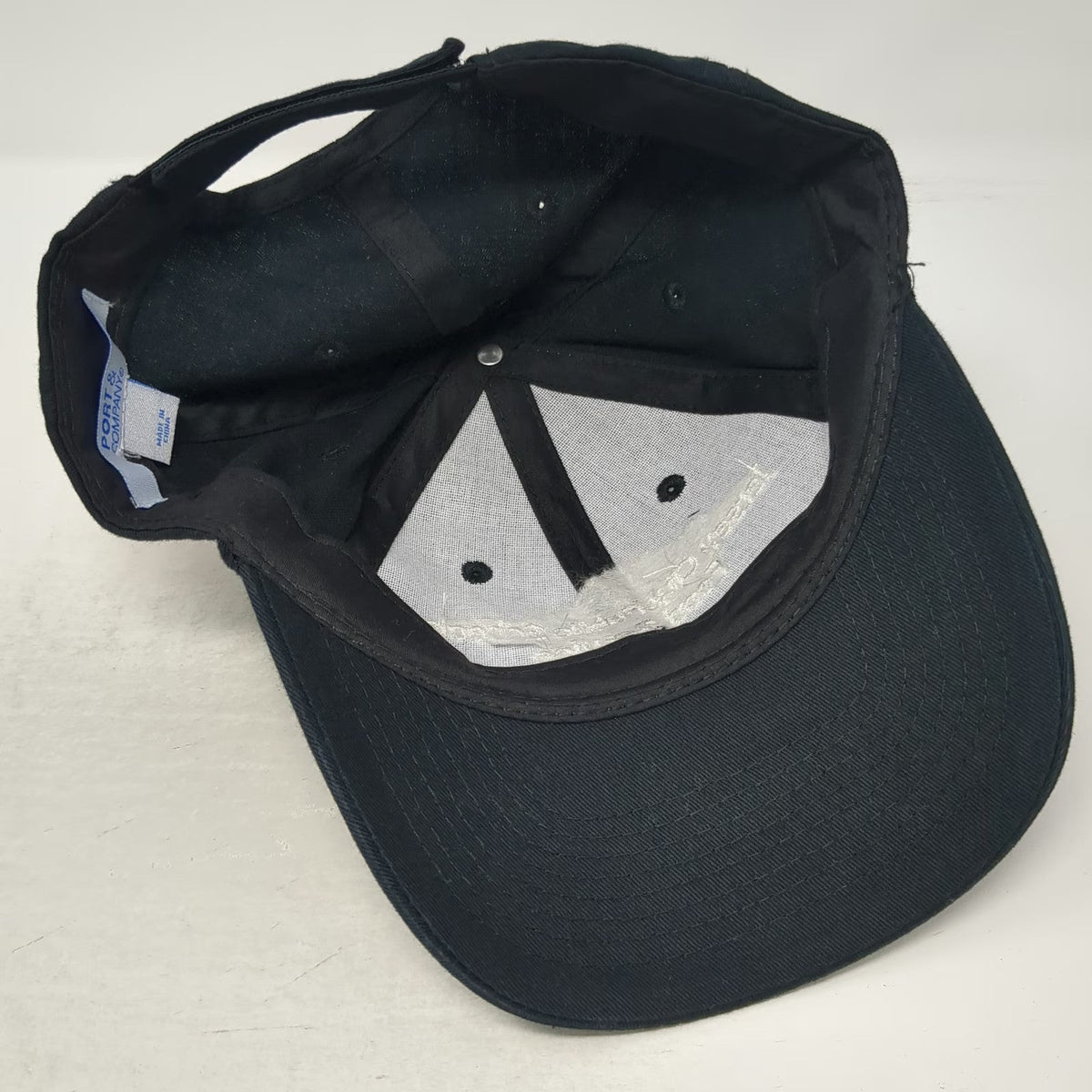 Port & Company Jersey City Schools Food Service Baseball Cap Black One Size Hat