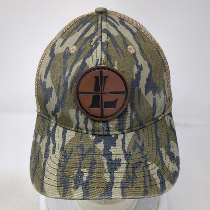 Leupold Snapback Hat Green Tiger Stripe Camo Mesh Trucker Hunting One Size