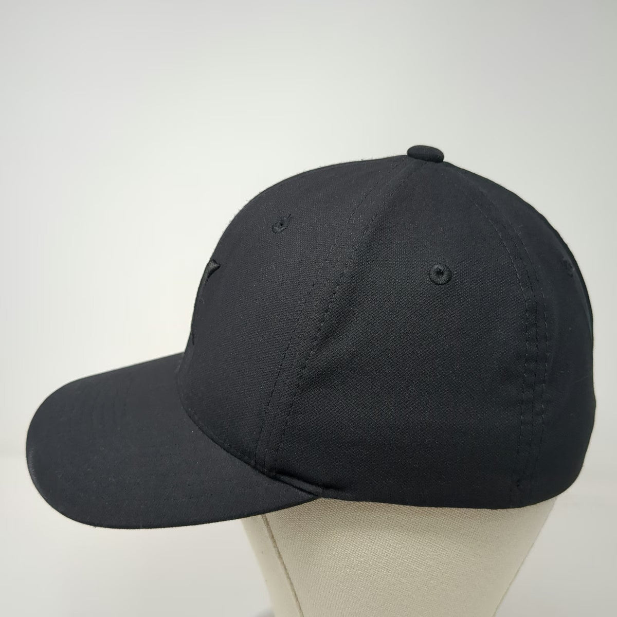 Hurley Baseball Cap Black M Flexfit X20-DRI Embroidered Performance Logo Hat