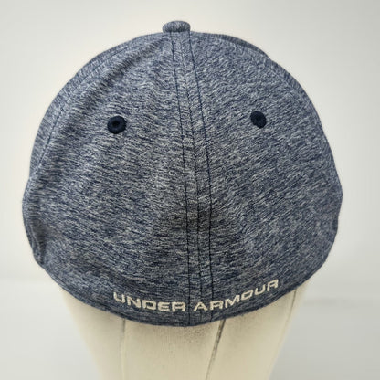 Under Armour Baseball Cap Blue XL Fitted Embroidered Logo Performance Hat