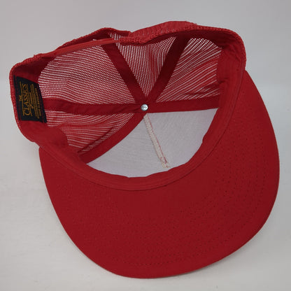 Make #10 Great Again Snapback Trucker Hat Red One Size Mesh Back Yupoong