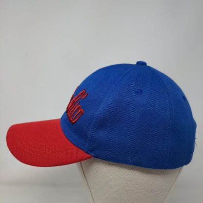 Puerto Rico Strapback Hat Multi One Size Embroidered 6 Panel Colorblock