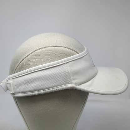Adidas Visor White One Size Aeroready Adjustable Strapback Hat Athletic Golf