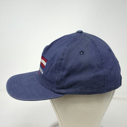 Mall of America Baseball Cap Blue One Size Strapback Minnesota USA Flag Hat