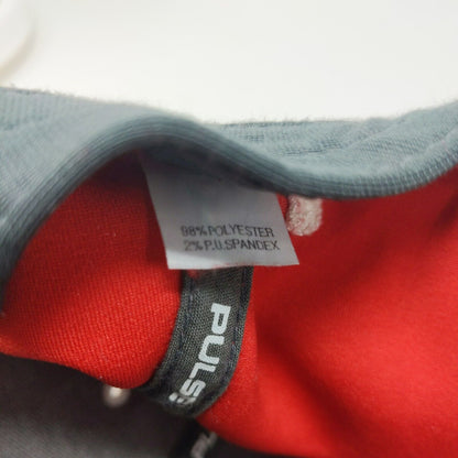 Richardson Fitted Hat Red Embroidered P Logo Size XS-SM Polyester Blend