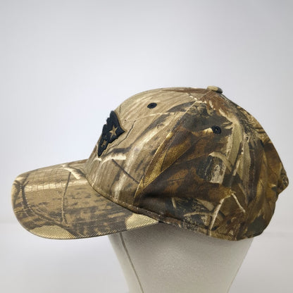 Reebok New England Patriots NFL Brown Camo Strapback OS Embroidered Cap Hat