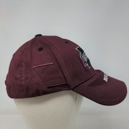 Captivating Headwear Men's Strapback Hat Mississippi State Bulldogs Embroidered