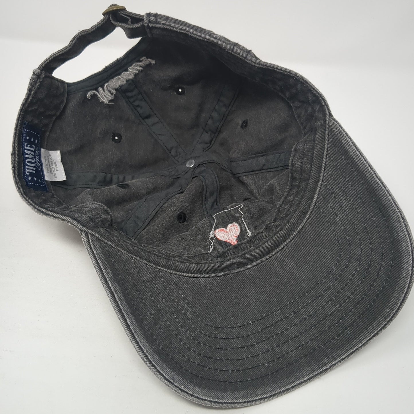 Heart Missouri Slideback Hat Gray One Size Adjustable Home Free Outdoor
