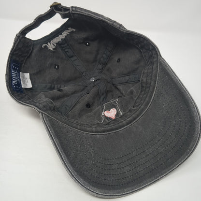Heart Missouri Slideback Hat Gray One Size Adjustable Home Free Outdoor