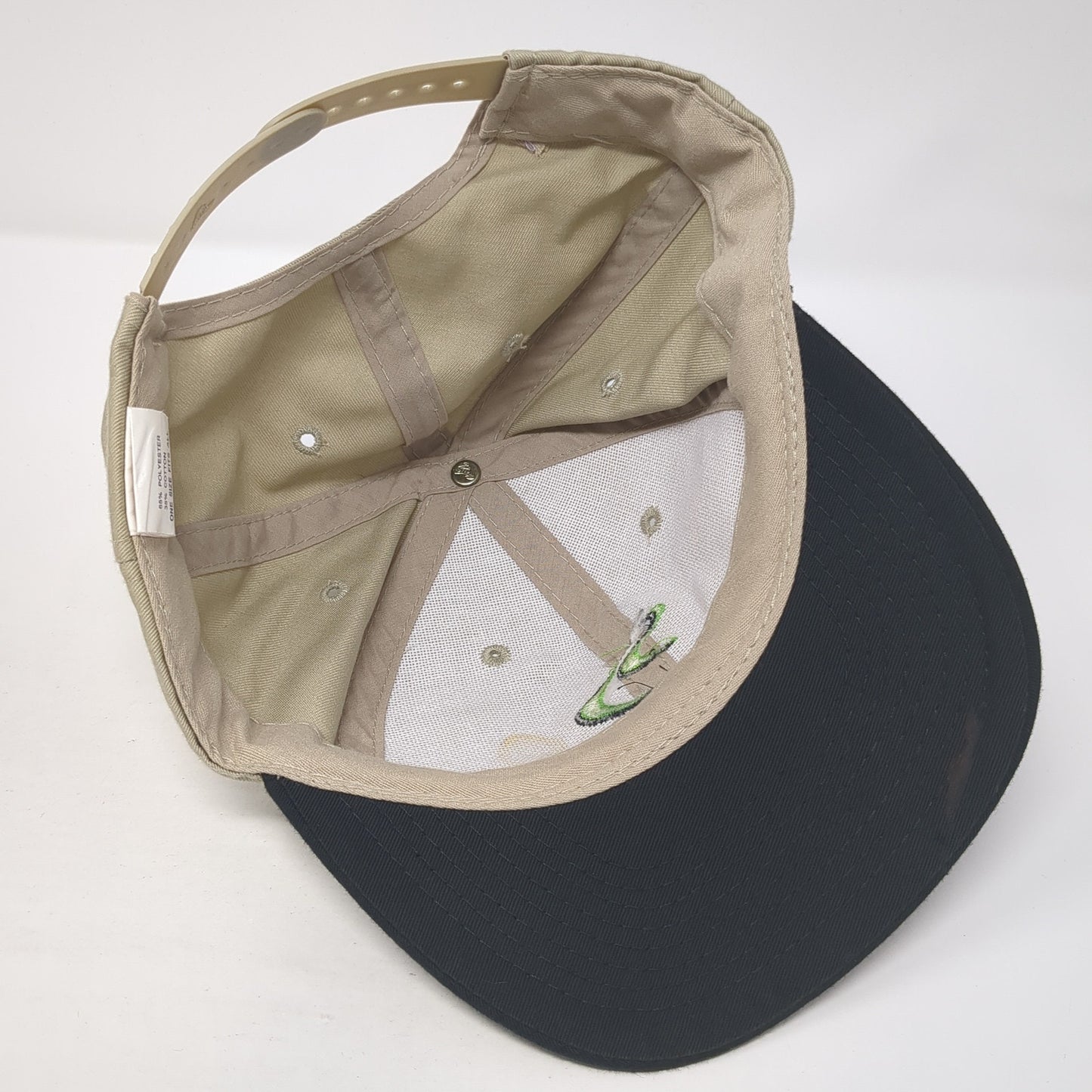 Light & Power Snapback Hat Brown One Size Adjustable Colorblock Otto