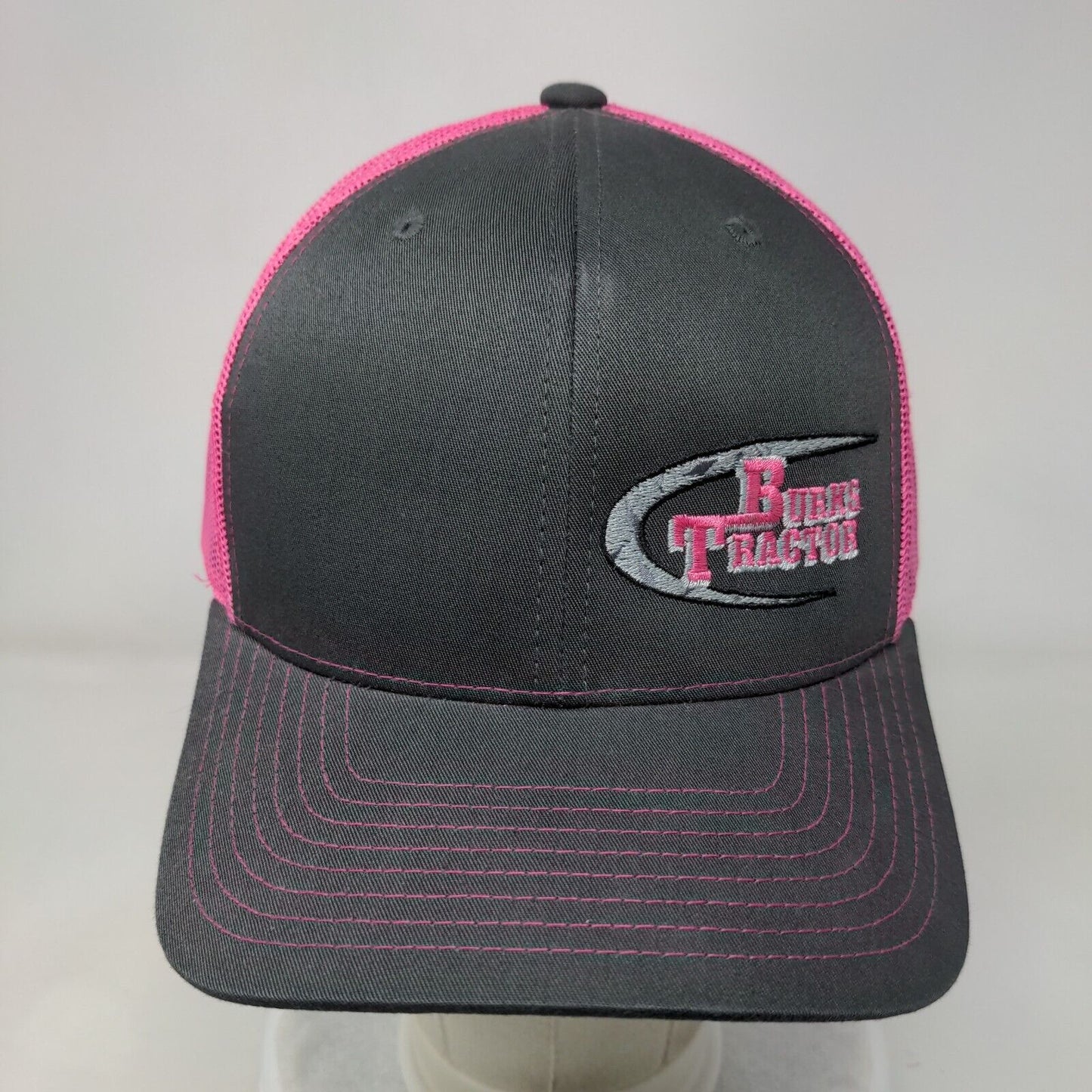 Burks Tractor Snapback Trucker Hat Multi One Size Mesh Back Richardson