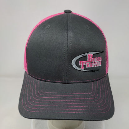 Burks Tractor Snapback Trucker Hat Multi One Size Mesh Back Richardson
