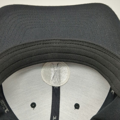 Yupoong Baseball Cap Black One Size CutzConnect Logo Flexfit 110 Strapback Hat