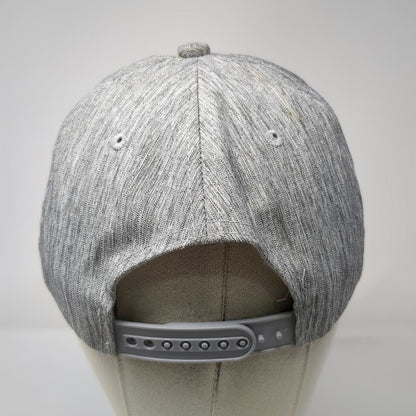 Jägermeister Gray 5 Panel Hat One Size Snapback Stag Logo Embroidered Adjustable