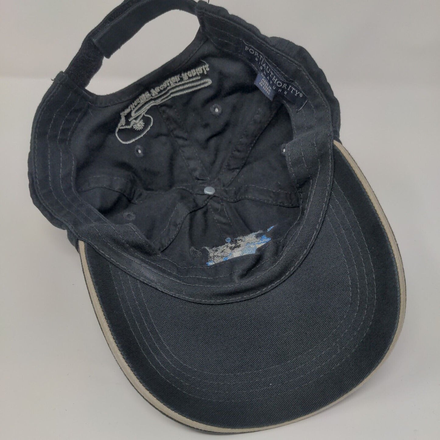 Snow Shoe Golf McCall Idaho Strapback Hat Black OSFA Adjustable Port Authority