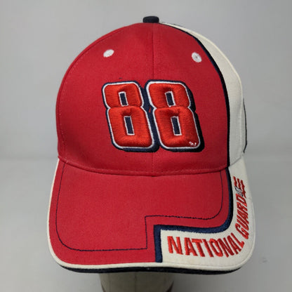 National Guard Men's Strapback Hat Red #88 Embroidered Dale Jr. Logo