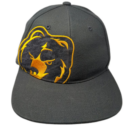 47 Boston Bruins NHL Gray Yellow One Size Cap Bear Logo Slideback Embroidery Hat