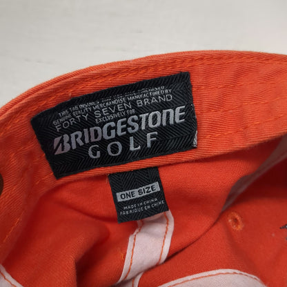 '47 Denver Broncos NFL Orange White Blue OSFM Bridgestone Golf Slideback Cap Hat