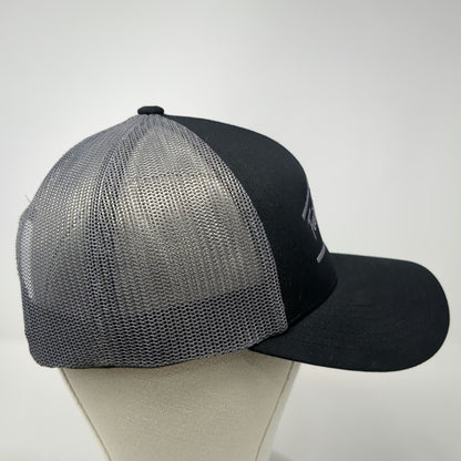 Pacific Headwear Trucker Hat Black One Size Fairly Reliable Bobs Mesh Snapback