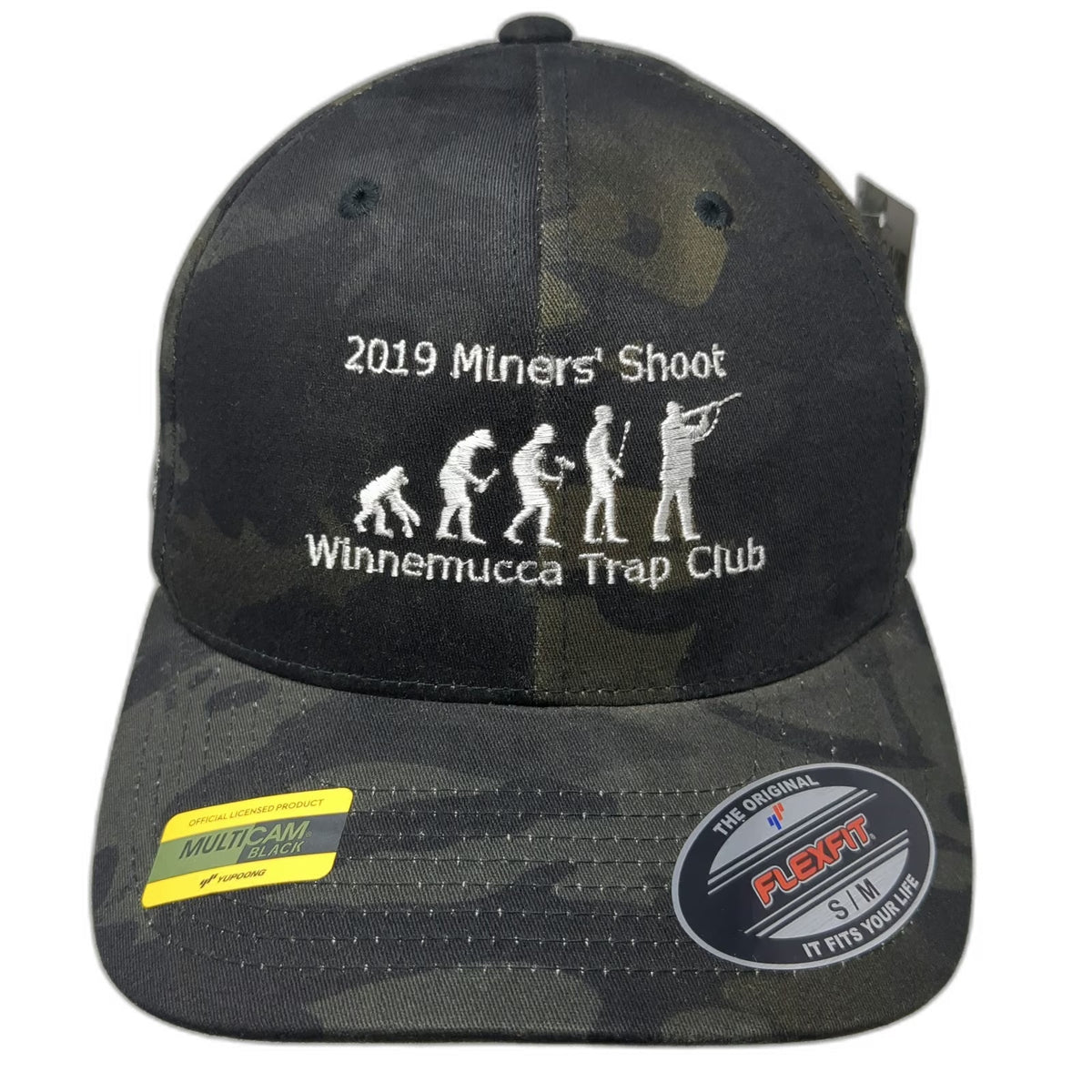 Port Authority Baseball Cap Black M 2019 Miners Shoot Winnemucca Trap Club Hat