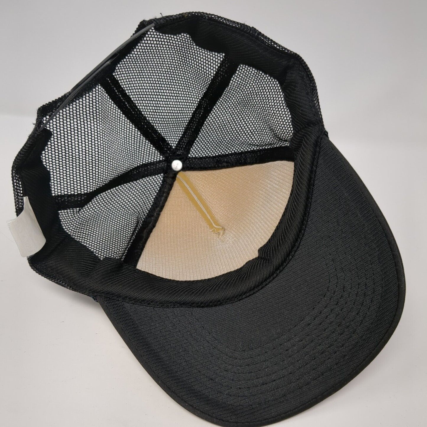 Party Like A Rockstar Snapback Rope Trucker Hat Black One Size Nissun