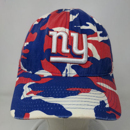 Reebok NFL Men's Fitted Hat Multicolor Camo OSFA Embroidered New York Giants