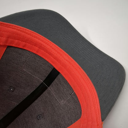 Richardson Trucker Hat Gray Orange One Size Structural Edge Engineering Snapback