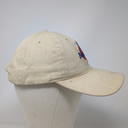Sportsman Baseball Cap Beige One Size Slideback Cotton Bait Tackle Fishing Hat