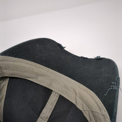 Longhorn Patch Snapback Trucker Hat Black One Size Mesh Back Shyanne