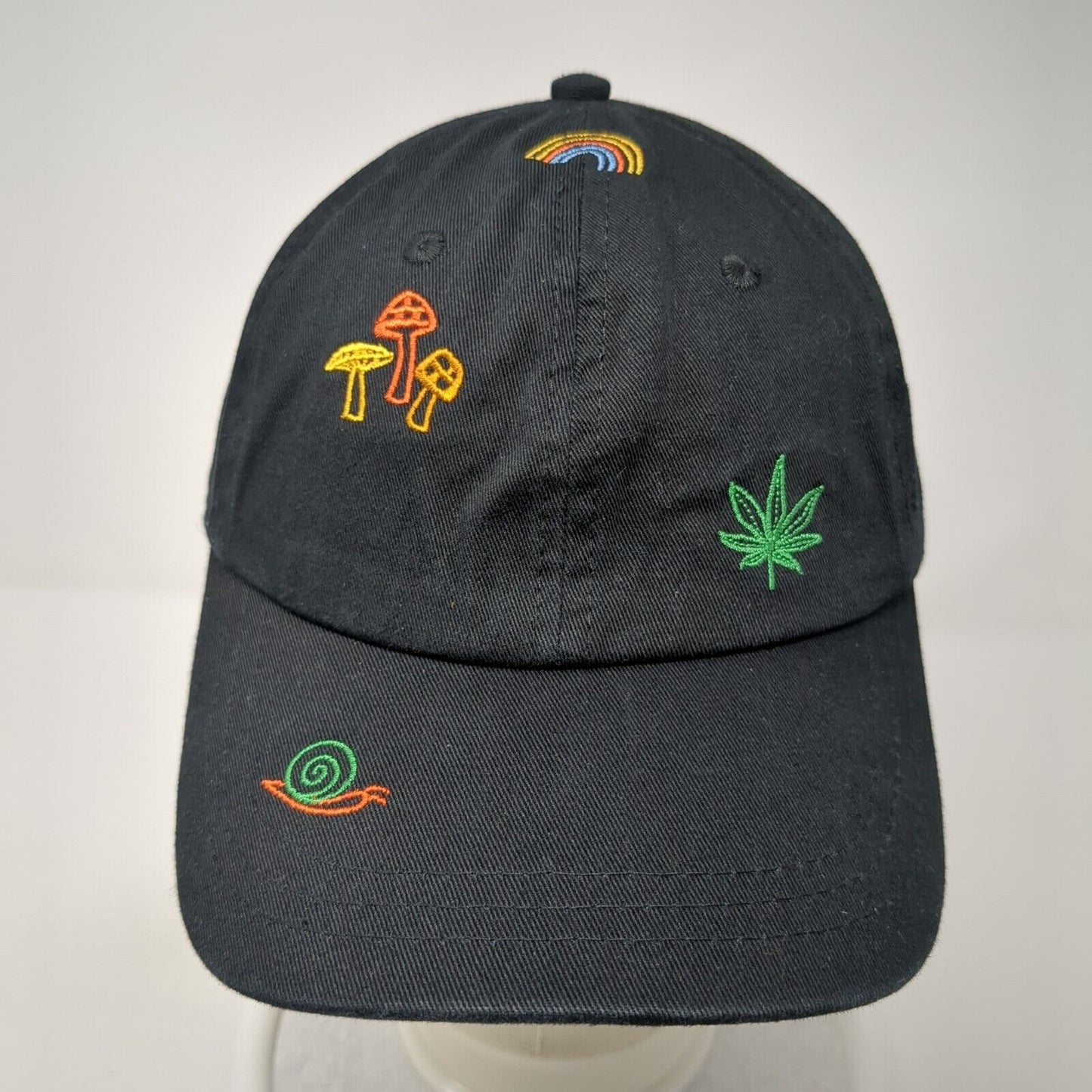 Empyre Slideback Hat Black One Size Adjustable Embroidered Embellished