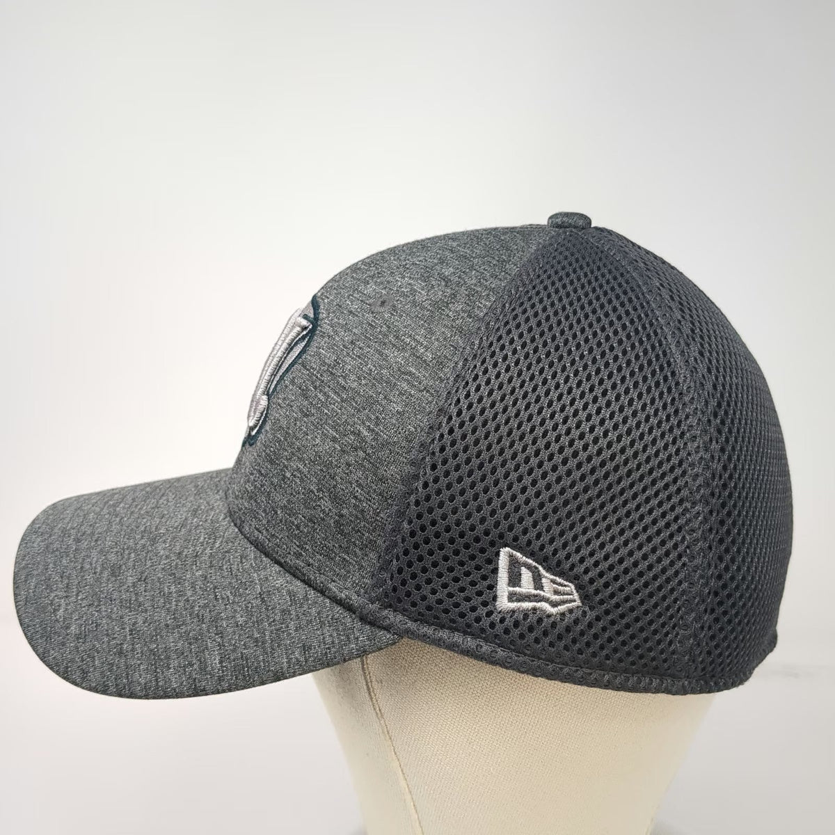 Nashville Sounds MiLB New Era Baseball Cap Gray XL Mesh Back Stretch Fit Hat