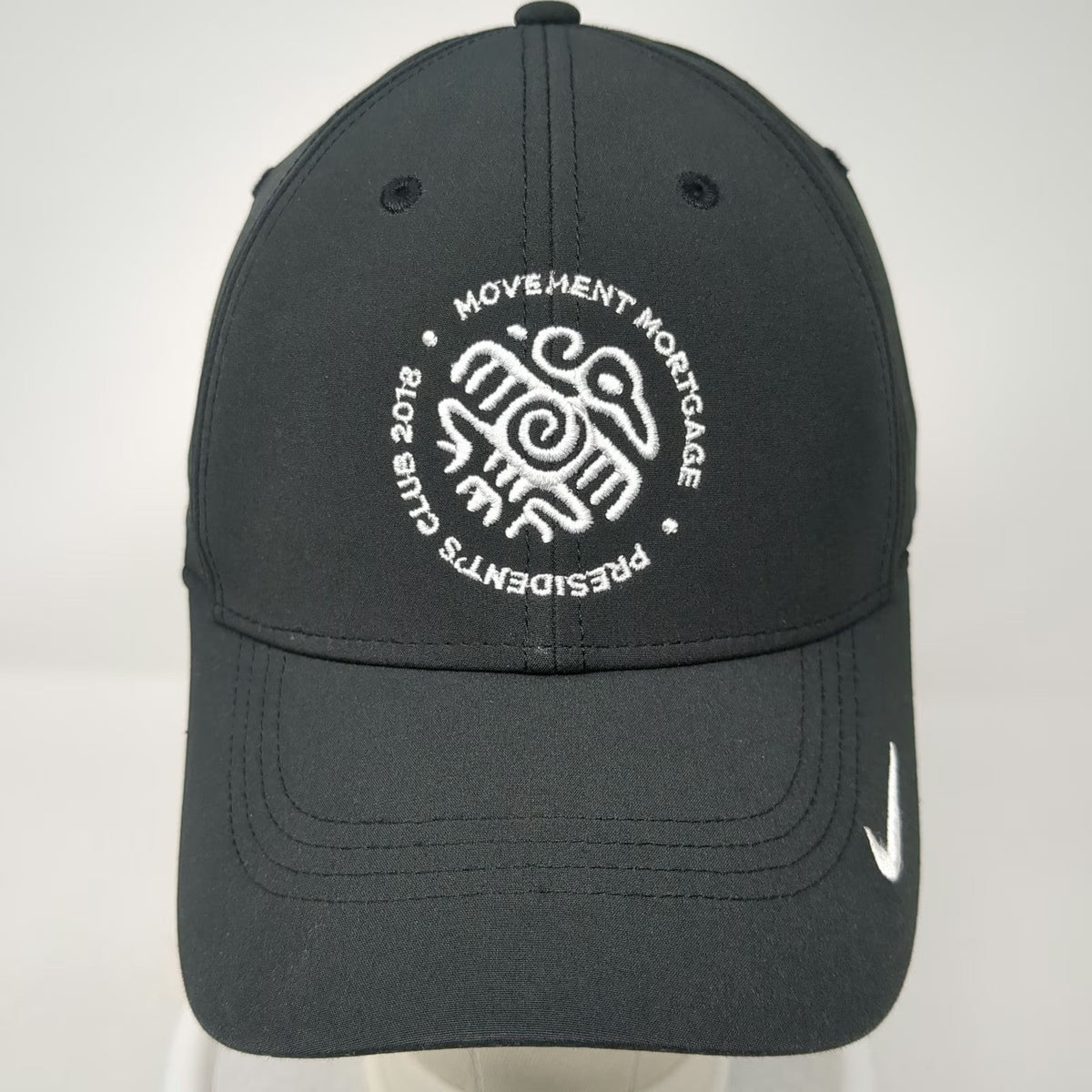 Nike Baseball Cap Black One Size Movement Mortgage President's Club Dri-Fit Hat