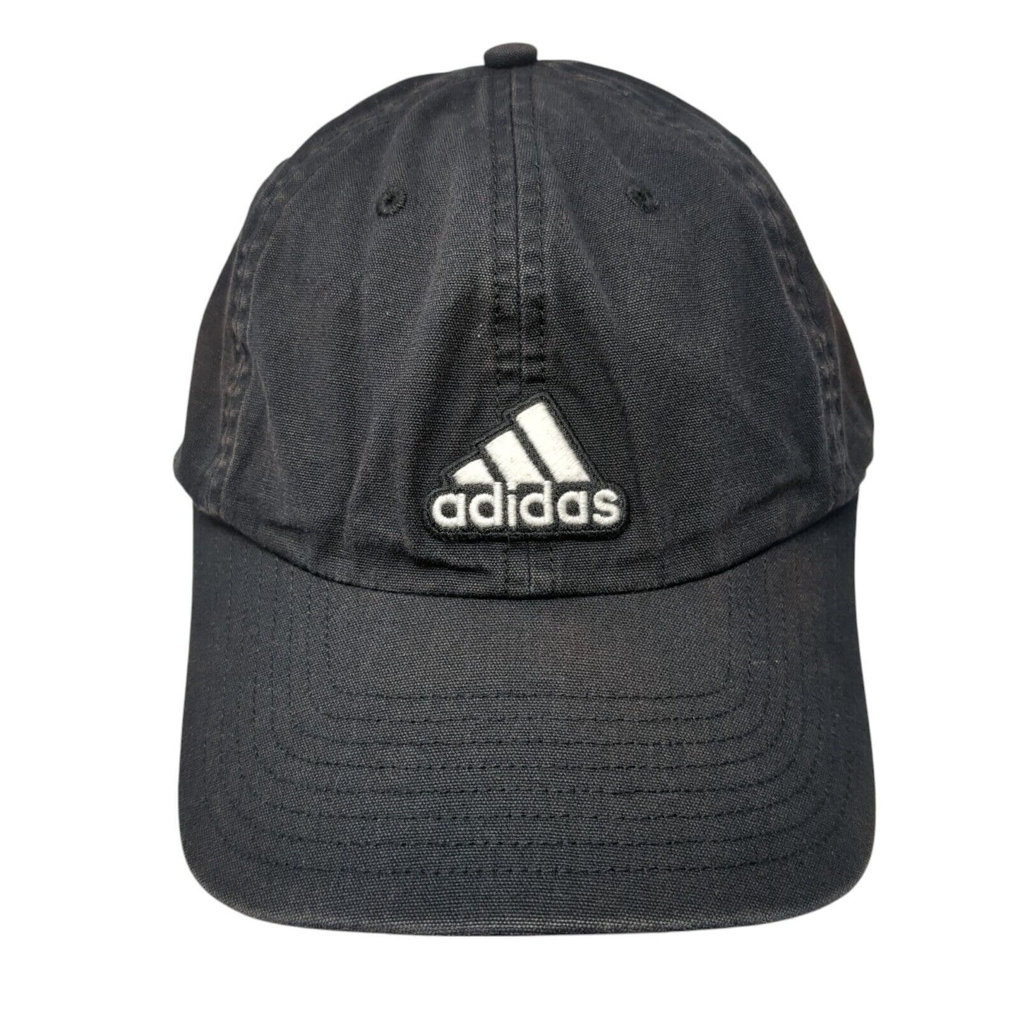 Adidas Aeroready Slideback Hat Black One Size 3 Stripes Logo Adjustable