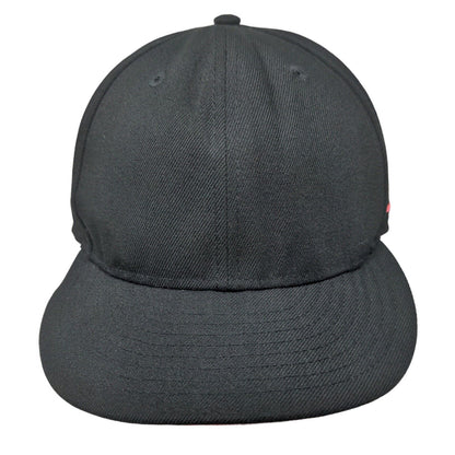New Era Girl's Snapback Hat 9Fifty Black Pink Blank 100% Polyester