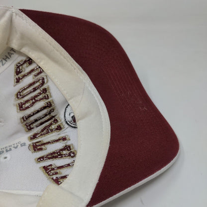 Zephyr Men's Snapback Hat White Florida State Seminoles Embroidered Logo