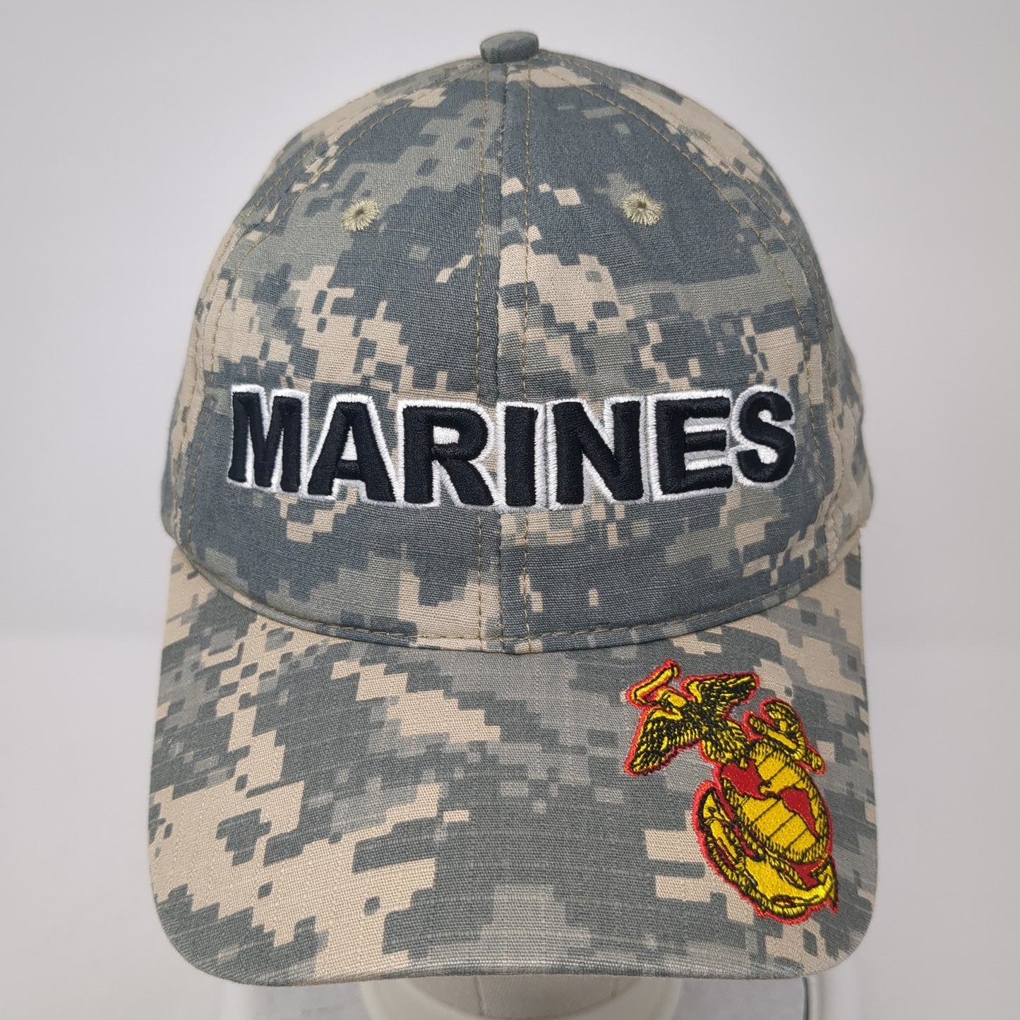 Marines Strapback Baseball Cap Multicolor OS Adjustable Embroidered 6 Panel