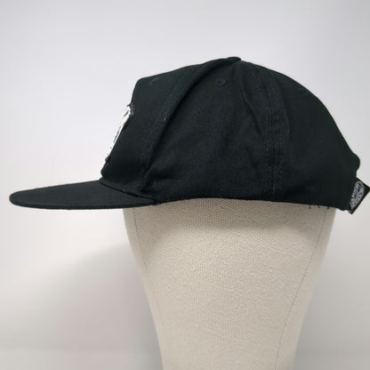 Chemical Guys 5 Panel Black One Size Snapback Cotton Logo Detailing Hat