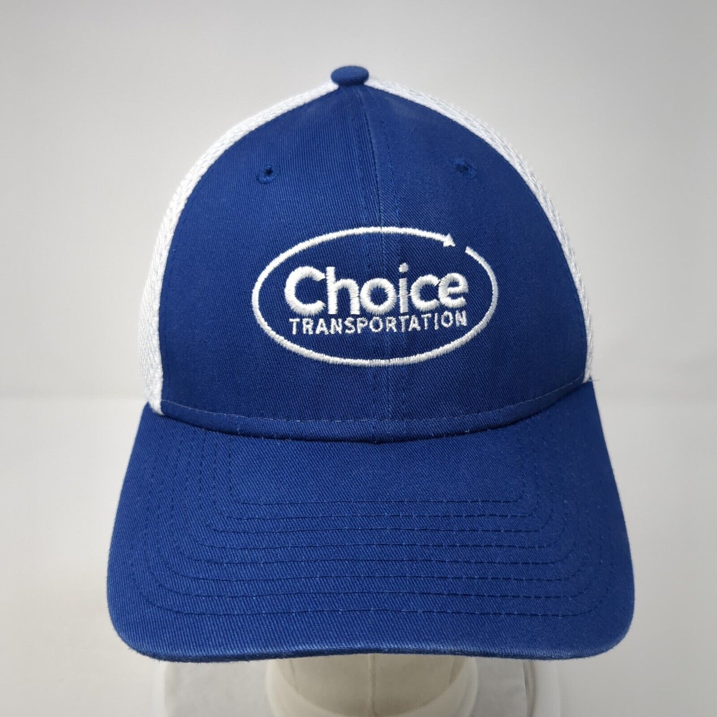 Choice Transportation Fitted Trucker Hat Blue S/M Embroidered 39Thirty New Era